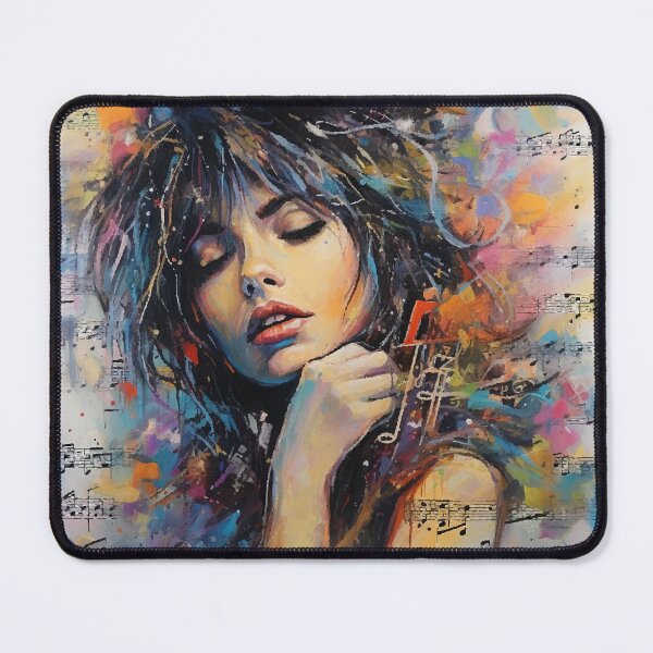 Item preview, Music, girl, notes designed and sold by CatCoconut-Art.