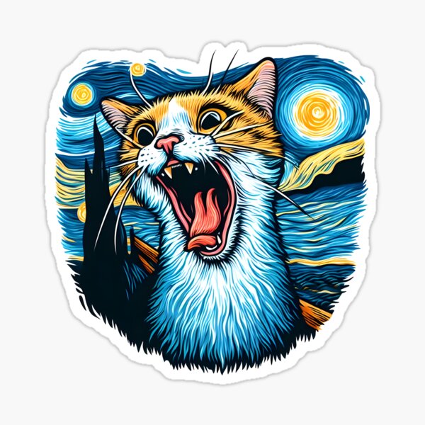 Item preview, Cat Scream designed and sold by ArisaHong.