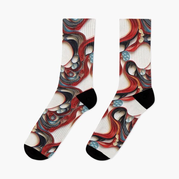 Item preview, Retro design that is reminiscent of floral pop art motifs made of fabric, wool and felt designed and sold by Pflugart.