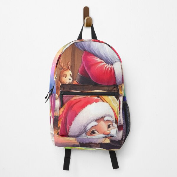 Item preview, Laughing Santa Claus with child and tree designed and sold by KalinsAtelier.