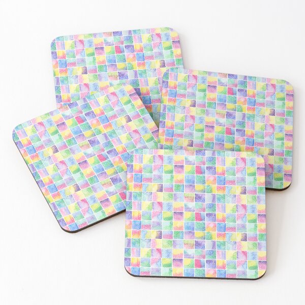 Item preview, Rainbow Ombré Grid designed and sold by Hillary Holt.