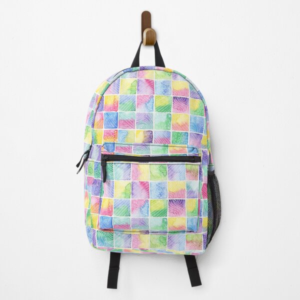 Item preview, Rainbow Ombré Grid designed and sold by Hillary Holt.