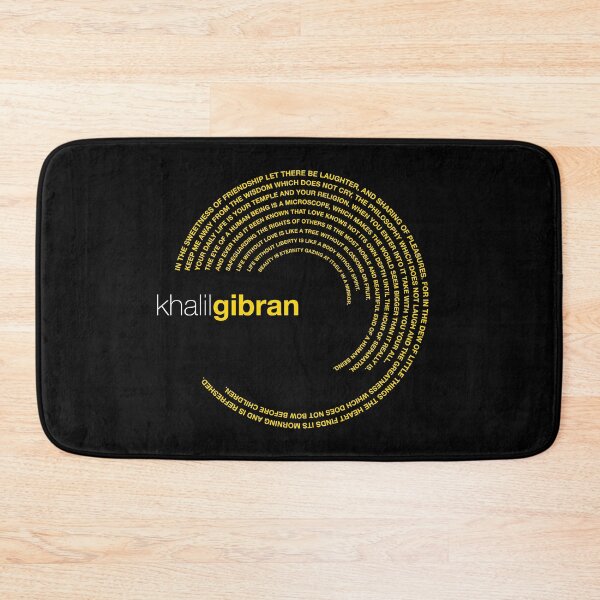 Item preview, Khalil Gibran famous quotes poster [gold] designed and sold by CMYKStudio.