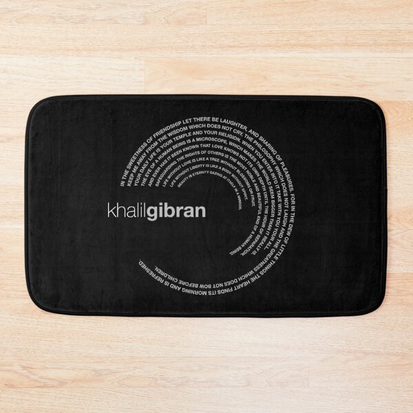 Item preview, Khalil Gibran famous quotes poster [silver] designed and sold by CMYKStudio.