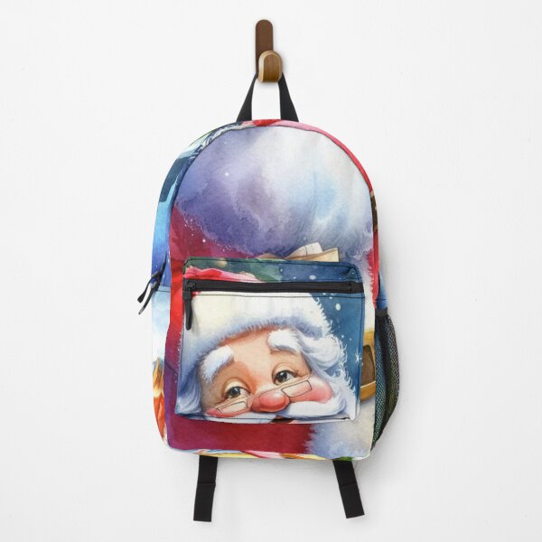Item preview, Santa Claus in front of the manger with Mary and Joseph designed and sold by KalinsAtelier.