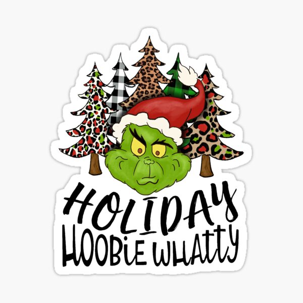 Grinch Xmas Sticker for Sale by PinkRhino24