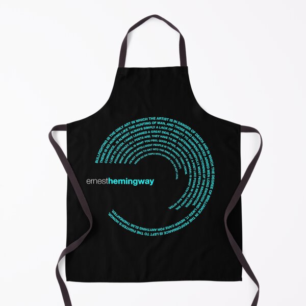 Item preview, Ernest Hemingway famous quotes poster [aqua] designed and sold by CMYKStudio.