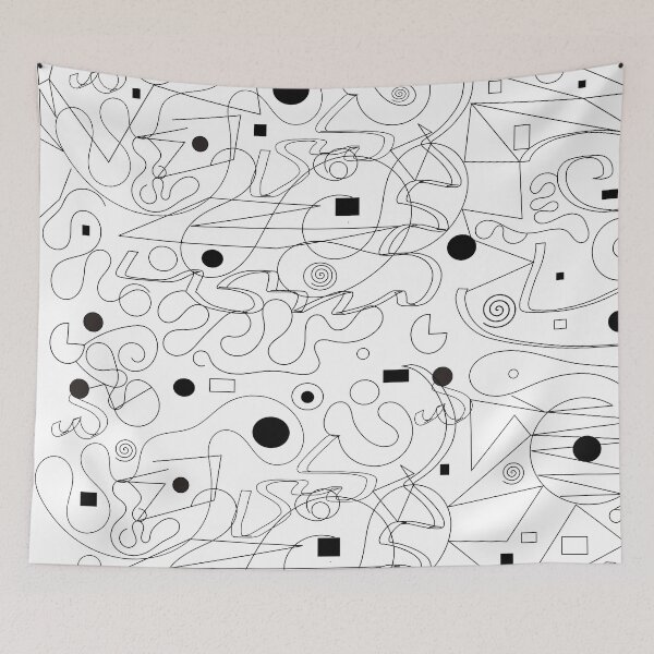 Item preview, Black and White Pattern to Grap the Imagination.  designed and sold by CraftyJax.
