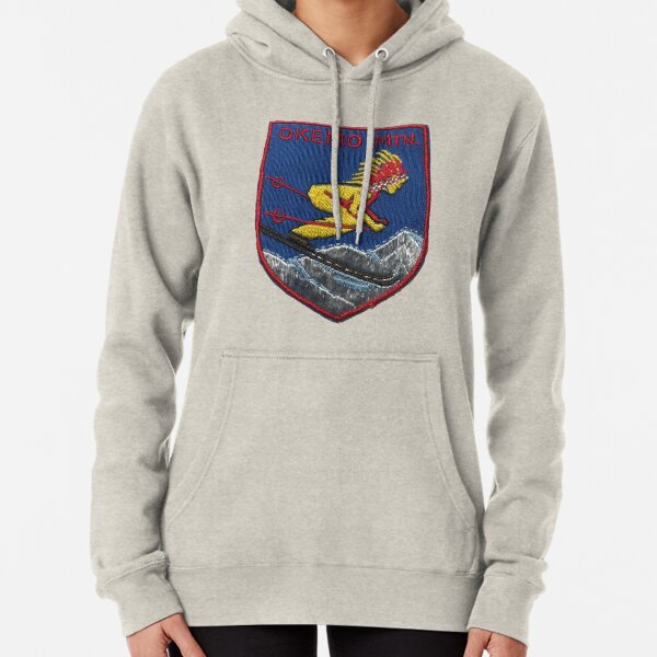 Okemo ski resort from image of vintage ski patch Pullover Hoodie