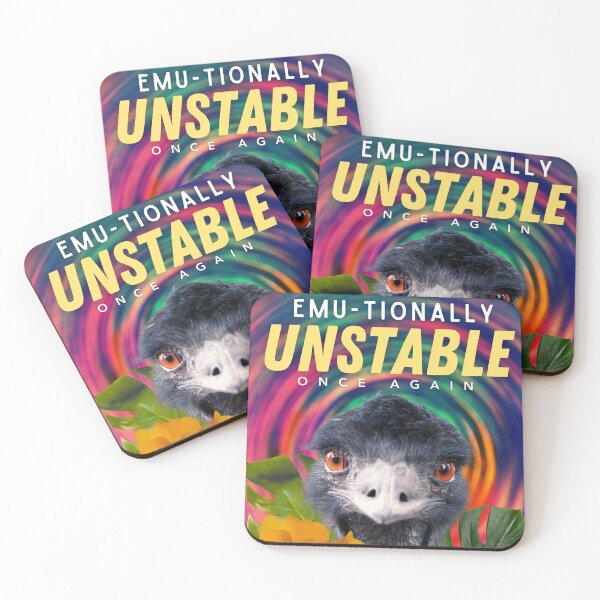 Item preview, EMU-tionally Unstable designed and sold by birdyness.