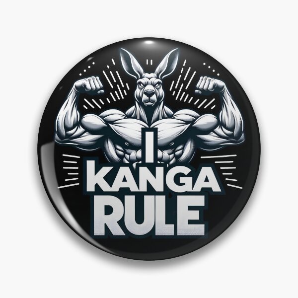 Item preview, I Kanga Rule Gym Shirt - Jacked Kangaroo designed and sold by goldentusk.