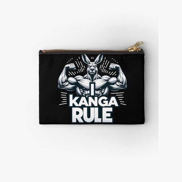 Item preview, I Kanga Rule Gym Shirt - Jacked Kangaroo designed and sold by goldentusk.
