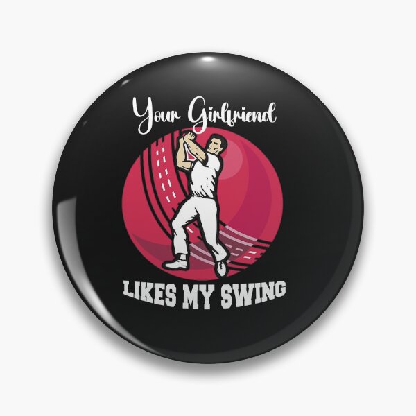 Item preview, Your Girlfriend Likes My Swing Funny Baseball For Men Kids  designed and sold by Pitchou07.