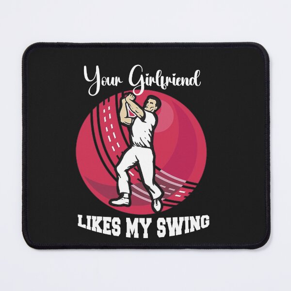 Item preview, Your Girlfriend Likes My Swing Funny Baseball For Men Kids designed and sold by Pitchou07.