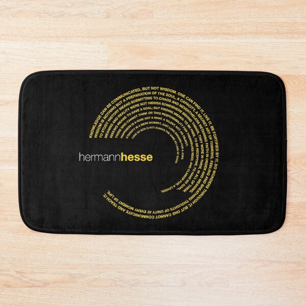 Item preview, Hermann Hesse famous quotes poster [gold] designed and sold by CMYKStudio.