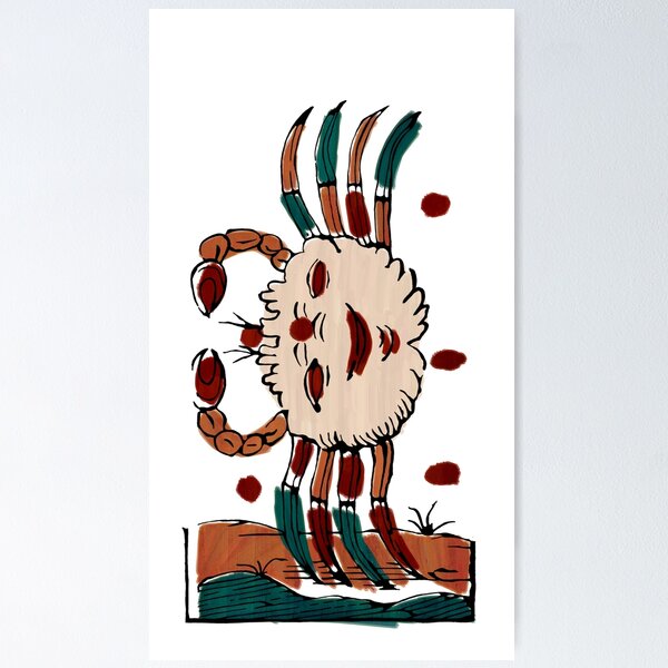 Cancer tarot Minchiate Poster