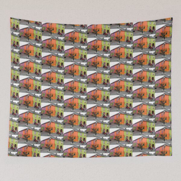 Item preview, Bright coloured Kinsale Street - County Cork Ireland designed and sold by mikequigley.