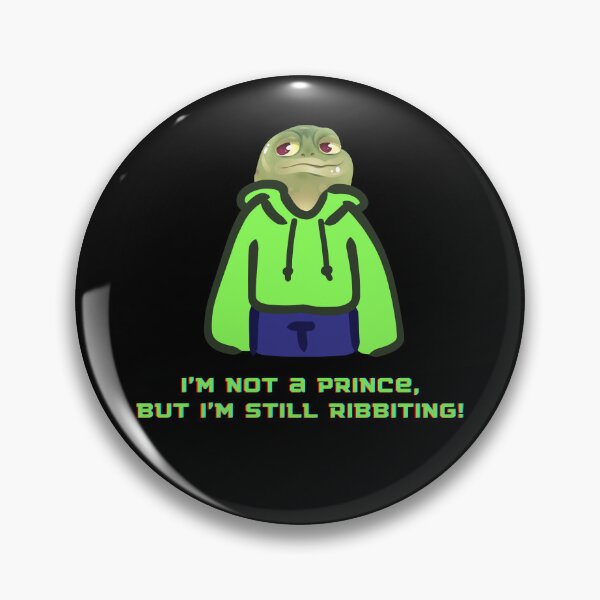 Item preview, Funny Flog, I'm not a prince, but I'm still ribbiting! vintage classic T-shirt designed and sold by shuttersnook.