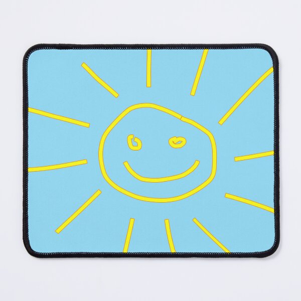 Item preview, Sunshine Smiling, Yellow Linework with Orange Trim designed and sold by AASparksDesigns.