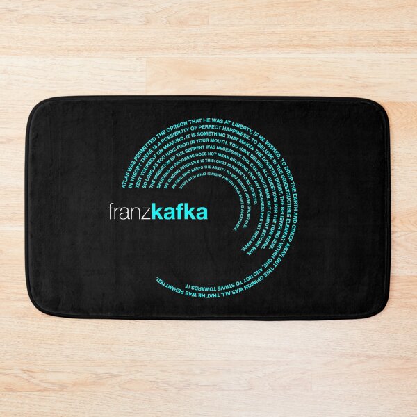 Artikelvorschau, Poster mit berühmten Zitaten von Franz Kafka [Aqua] entworfen und verkauft von CMYKStudio.