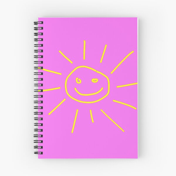 Item preview, Sun Smiling, Yellow Linework with Orange Trim designed and sold by AASparksDesigns.