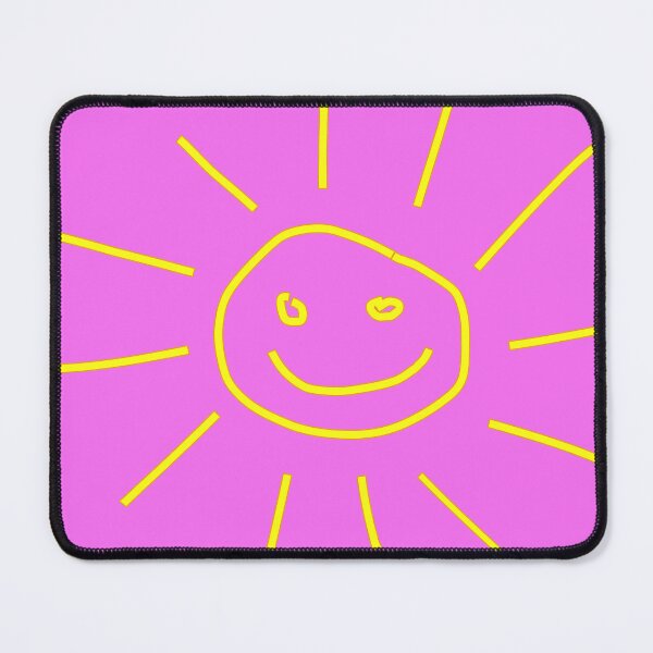 Item preview, Sun Smiling, Yellow Linework with Orange Trim designed and sold by AASparksDesigns.