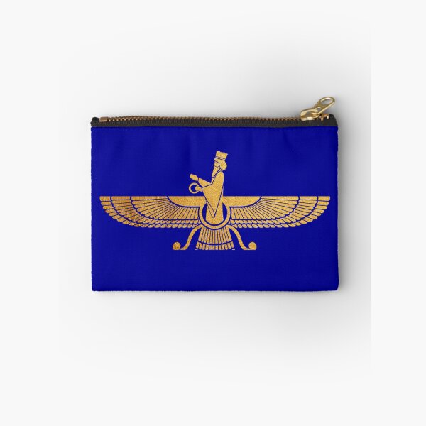 Item preview, Farvahar Gold Good Deeds, Good Thoughts, Good Talks, Persian Art/Decor designed and sold by MahsaWatercolor.