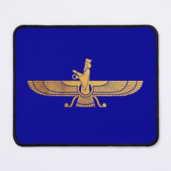 Item preview, Farvahar Gold Good Deeds, Good Thoughts, Good Talks, Persian Art/Decor designed and sold by MahsaWatercolor.