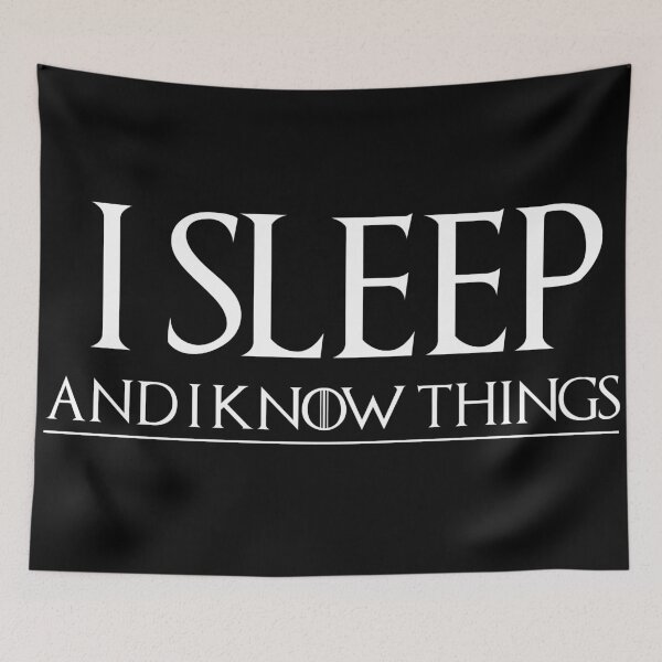 Item preview, I SLEEP AND I KNOW THINGS designed and sold by nkmanju.