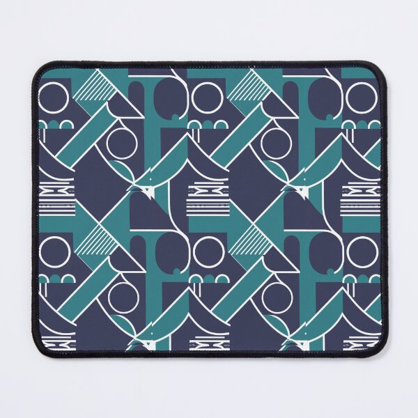 Item preview, Symmetrical and abstract geometric pattern with clean lines designed and sold by SeamlessBlend.