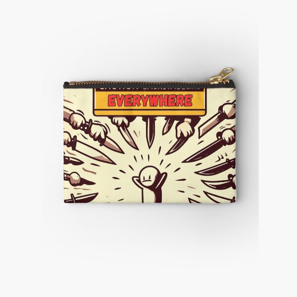 Item preview, Caution Backstabbers Everywhere don't trust anyone designed and sold by TomFrontierArt.