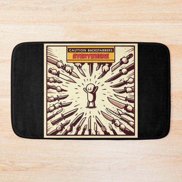 Item preview, Caution Backstabbers Everywhere don't trust anyone designed and sold by TomFrontierArt.