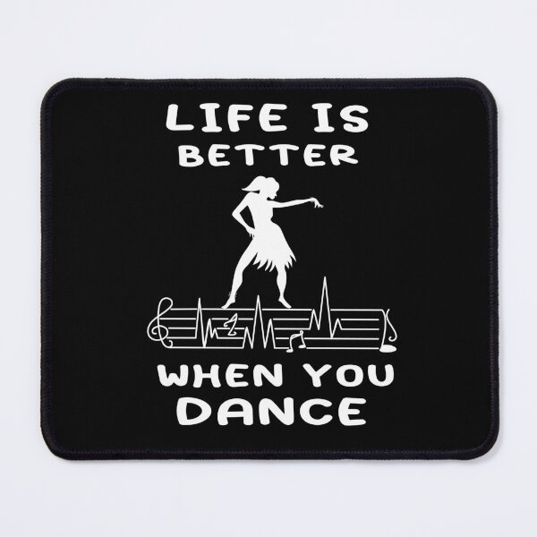 Item preview, Music line design, Dance Music design, Life is better when you dance, Dance happiness, Life's magic is better when you dance, Dance therapy designed and sold by Lactus.