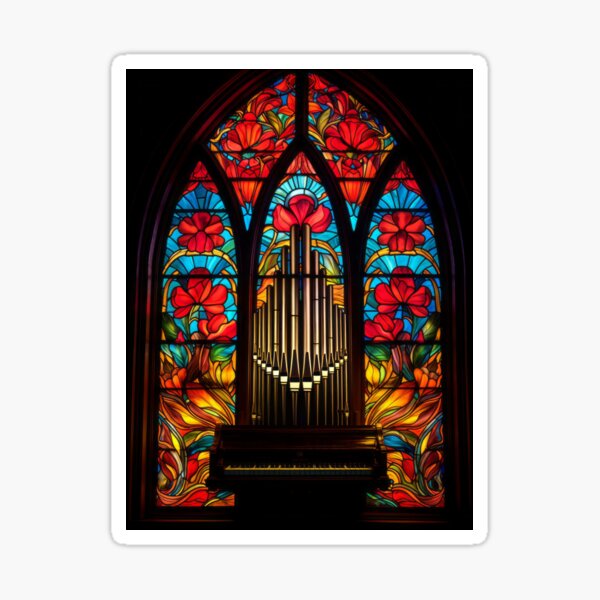 Item preview, Church Organ and Poppies designed and sold by pinkal.