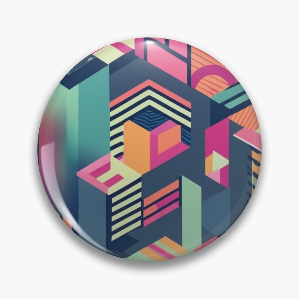 Item preview, Symmetrical and abstract geometric pattern with clean lines designed and sold by SeamlessBlend.