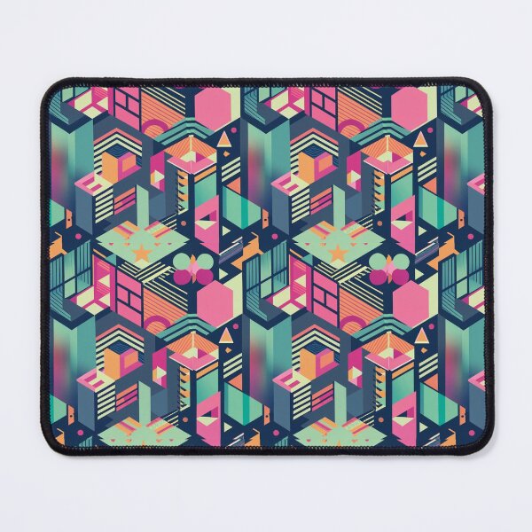 Item preview, Symmetrical and abstract geometric pattern with clean lines designed and sold by SeamlessBlend.