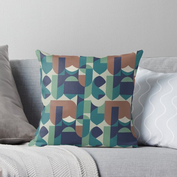 Item preview, Symmetrical and abstract geometric pattern with clean lines designed and sold by SeamlessBlend.