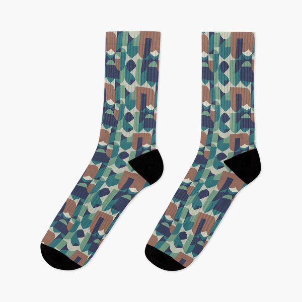 Item preview, Symmetrical and abstract geometric pattern with clean lines designed and sold by SeamlessBlend.