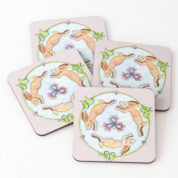 Item preview, round of rabbits designed and sold by aloyse-creation.