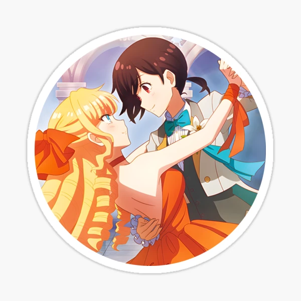 Rei x Claire, Watashi no Oshi wa Akuyaku Reijou, Yuri Anime, I'm In Love  with The Villainess Wataoshi Sticker for Sale by Everyday Inspiration