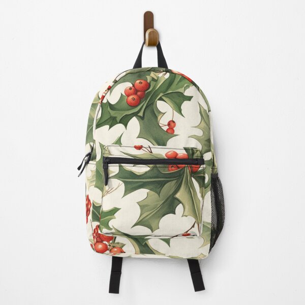 Item preview, Birth month flower december Holly Berry leaves pattern christmas gift designed and sold by OliveAndSnow.