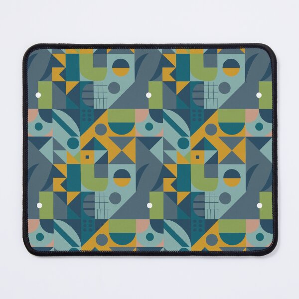 Item preview, Symmetrical and abstract geometric pattern with clean lines designed and sold by SeamlessBlend.