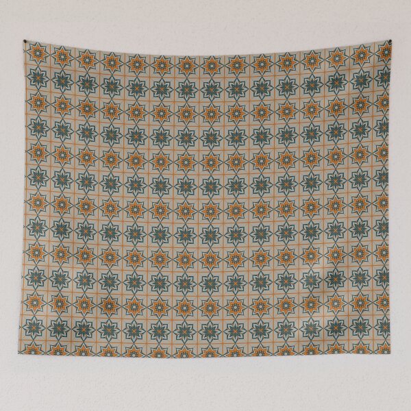 Item preview, Symmetrical and abstract geometric pattern with clean lines designed and sold by SeamlessBlend.