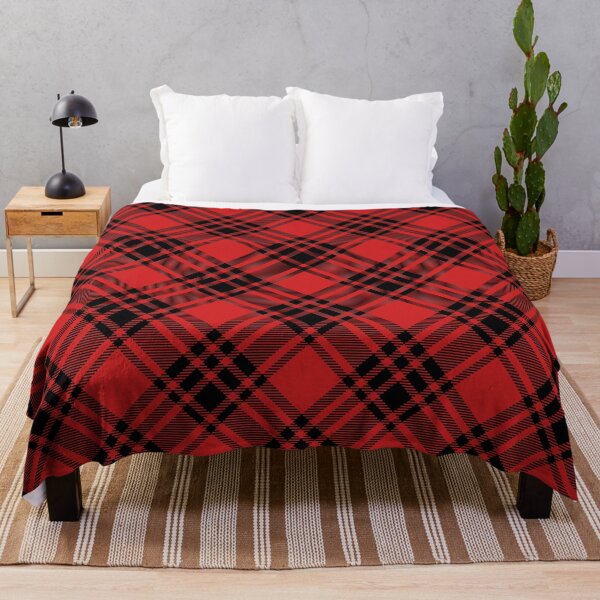 Item preview, Retro Christmas red tartan designed and sold by Dana Du.