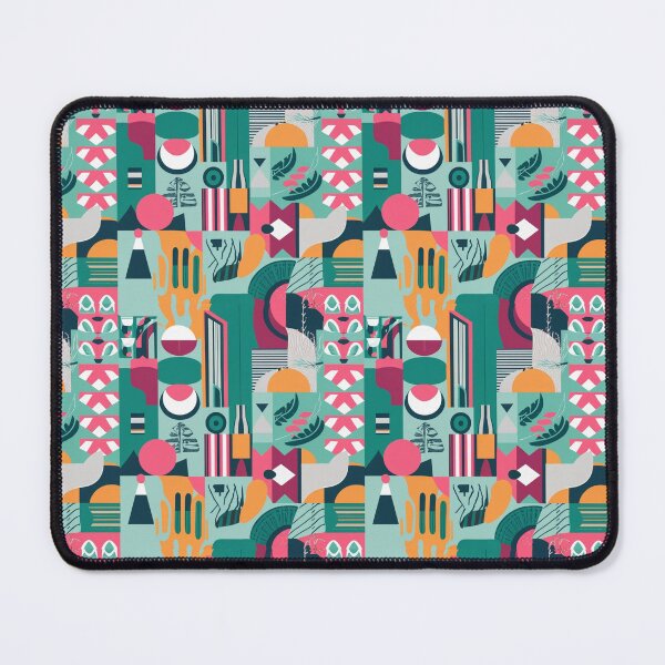Item preview, Symmetrical and abstract geometric pattern with clean lines designed and sold by SeamlessBlend.