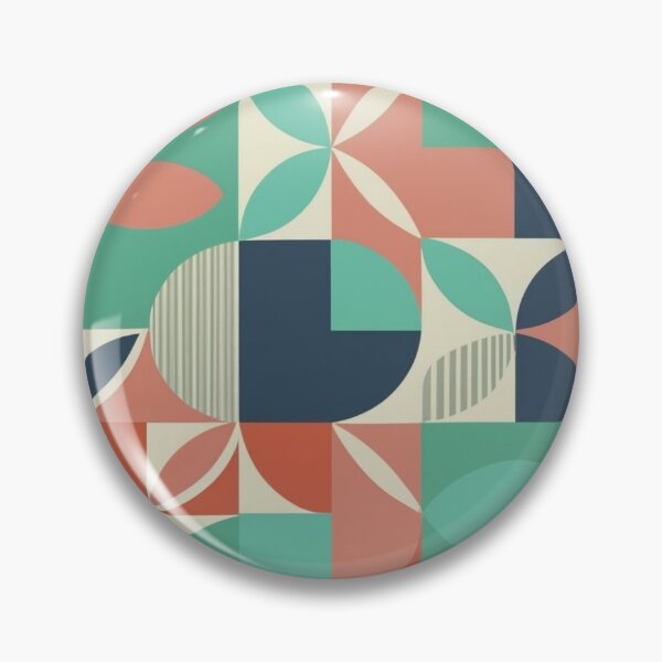 Item preview, Symmetrical and abstract geometric pattern with clean lines designed and sold by SeamlessBlend.