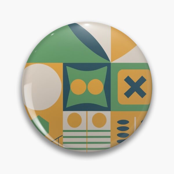 Item preview, Symmetrical and abstract geometric pattern with clean lines designed and sold by SeamlessBlend.