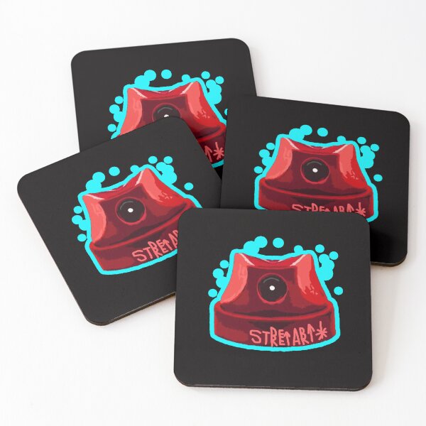 Item preview, graffiti spray cap street art blue bubble designed and sold by Ratatatts.