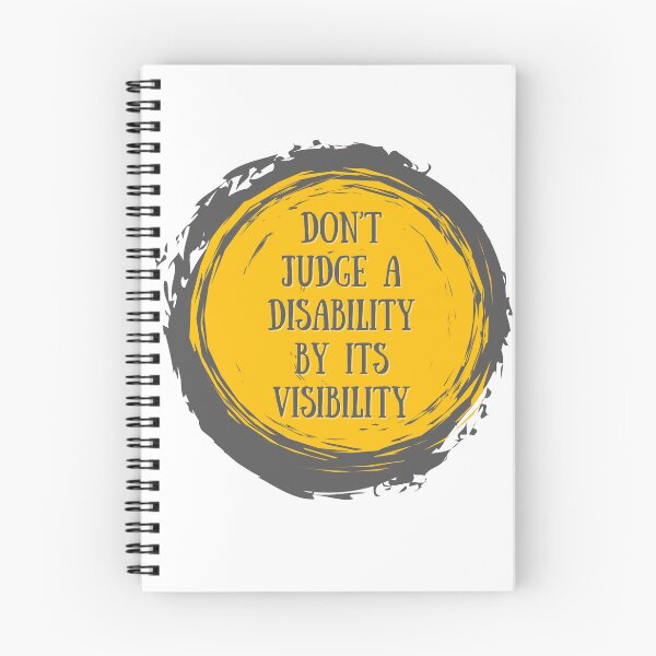 Item preview, Don't judge a disability by its visibility designed and sold by Rebecca Tyler-Squires.