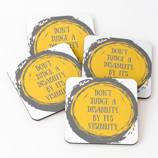 Item preview, Don't judge a disability by its visibility designed and sold by Rebecca Tyler-Squires.